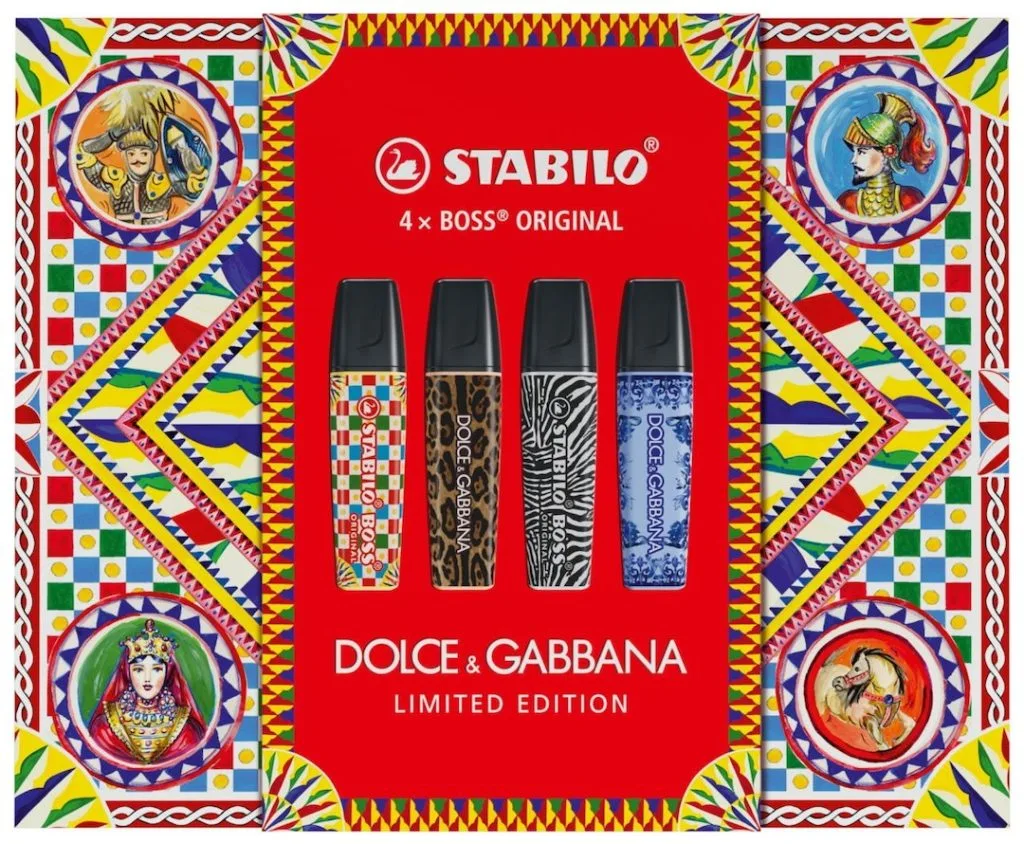 Stabilo kalemlere Dolce & Gabanna dokunuşu