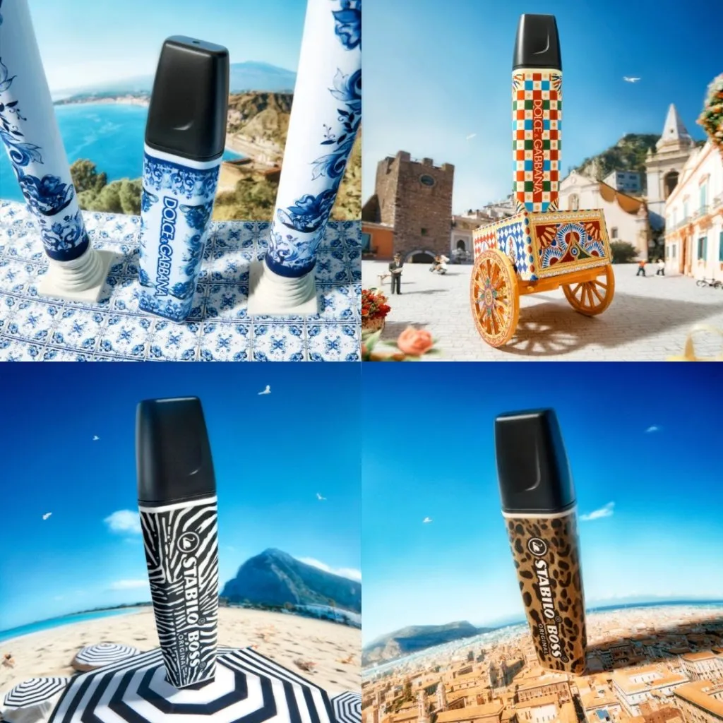 Stabilo kalemlere Dolce & Gabanna dokunuşu