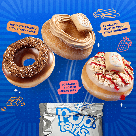 Krispy Kreme ve Pop-Tarts'tan tatlı bir iş birliği... Krispy Kreme ve Pop-Tarts'tan tatlı bir iş birliği...