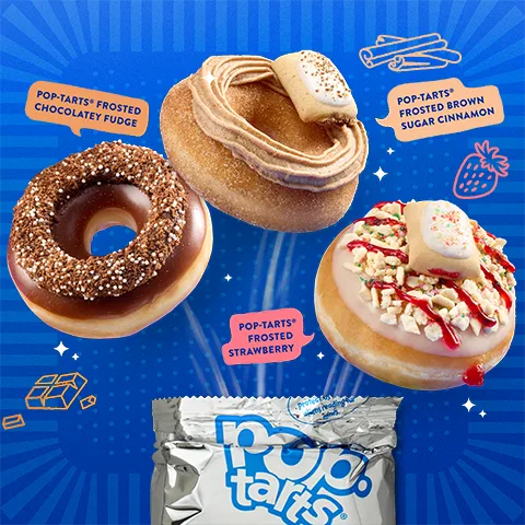 Krispy Kreme ve Pop-Tarts'tan tatlı bir iş birliği... Krispy Kreme ve Pop-Tarts'tan tatlı bir iş birliği...
