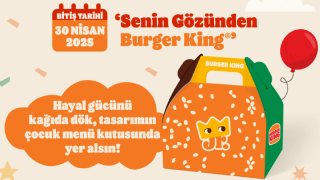 Minik tasarımcıların elinden Burger King Çocuk Menüsü kutuları!