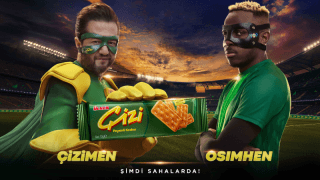 Futbolseverler Osimhen’e, Osimhen Ülker Çizi’ye hayran