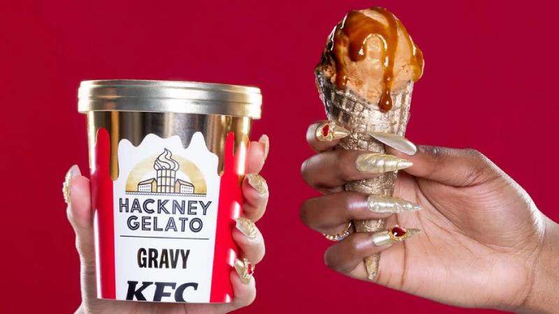 KFC'den gastronomi sınırlarını zorlayan dondurma! KFC'den gastronomi sınırlarını zorlayan dondurma!