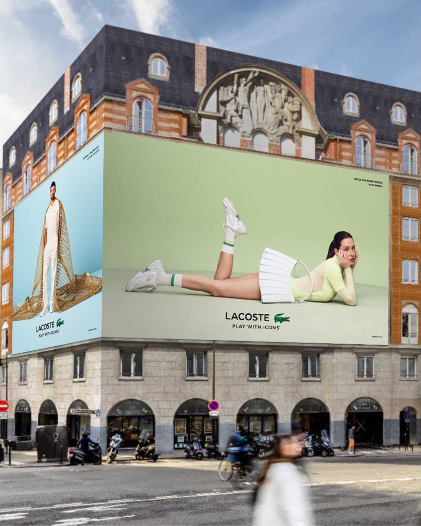 Lacoste, ikonlarıyla "oynuyor" Lacoste, ikonlarıyla "oynuyor"