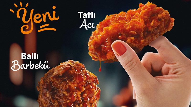 Popeyes'ın yeni lezzetleri yapay zeka ile ekranlarda