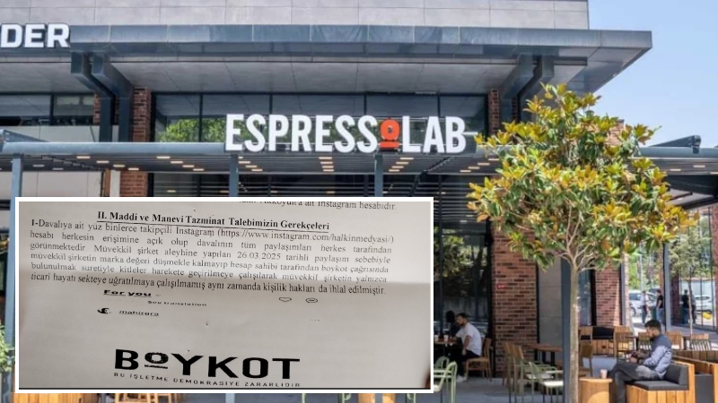 EspressoLab, boykot çağrısı yapanlara dava açmaya başladı EspressoLab, boykot çağrısı yapanlara dava açmaya başladı