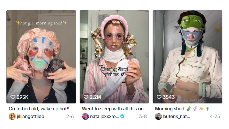TikTok'ta Morning Shed akımı: Güzellik için Hannibal Lecter'a dönüşmek... TikTok'ta Morning Shed akımı: Güzellik için Hannibal Lecter'a dönüşmek...