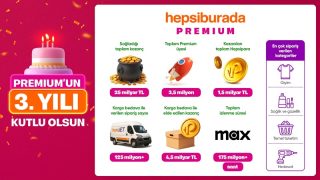 Hepsiburada Premium 3 yılda 3,5 milyon üyeye ulaştı!
