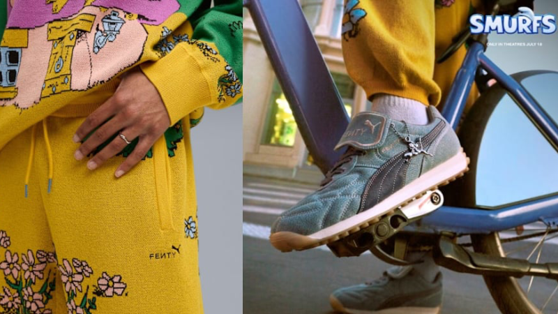 Rihanna'dan "Şirinler" temalı yeni iş birliği: Fenty x Puma Rihanna'dan "Şirinler" temalı yeni iş birliği: Fenty x Puma