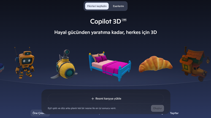 Microsoft Copilot görsellere hayat veriyor: 2D’den 3D’ye tek tıkla dönüşüm Microsoft Copilot görsellere hayat veriyor: 2D’den 3D’ye tek tıkla dönüşüm