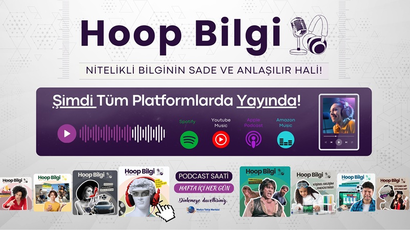 MTM’den yapay zekâ destekli podcast: Hoop Bilgi yayında MTM’den yapay zekâ destekli podcast: Hoop Bilgi yayında