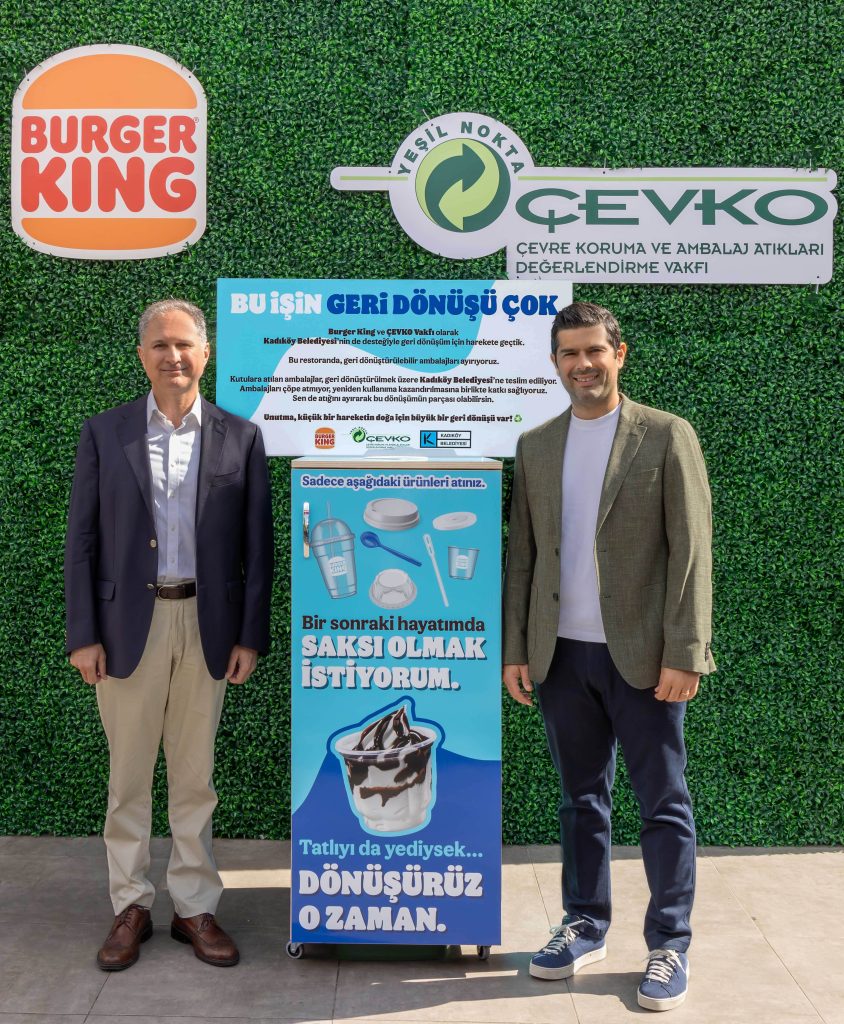 Burger King’den ÇEVKO Vakfı iş birliğiyle geri dönüşüm adımı Burger King’den ÇEVKO Vakfı iş birliğiyle geri dönüşüm adımı