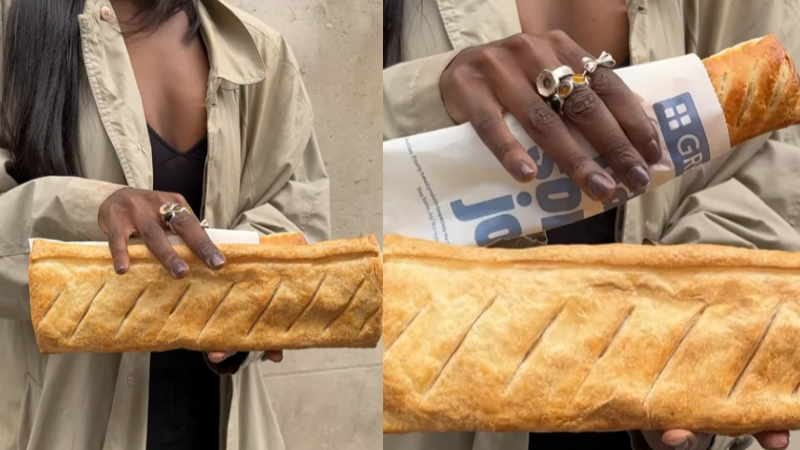 Greggs'ten Londra Moda Haftası'na esprili dokunuş: "Sosis çanta" Greggs'ten Londra Moda Haftası'na esprili dokunuş: "Sosis çanta"
