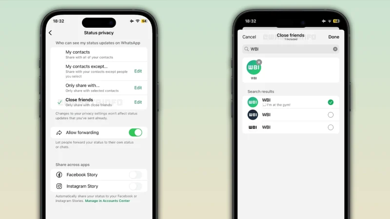 WhatsApp’a "Yakın Arkadaşlar" özelliği geliyor WhatsApp’a "Yakın Arkadaşlar" özelliği geliyor