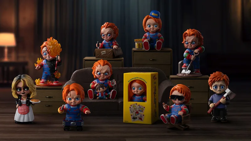 CHUCKY フィギュアセット POP MART Küçük Ama Korkutucu! Pop Mart, Chucky Blind Box Serisini Tanıttı