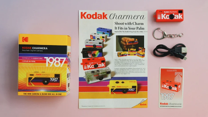 Kodak’tan koleksiyon kültürüyle nostaljiyi buluşturan yeni sürpriz: “Charmera” Kodak’tan koleksiyon kültürüyle nostaljiyi buluşturan yeni sürpriz: “Charmera”