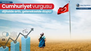 Cumhuriyet vurgusu dijitalde artıyor, geleneksel medyada geriliyor! Cumhuriyet vurgusu dijitalde artıyor, geleneksel medyada geriliyor!