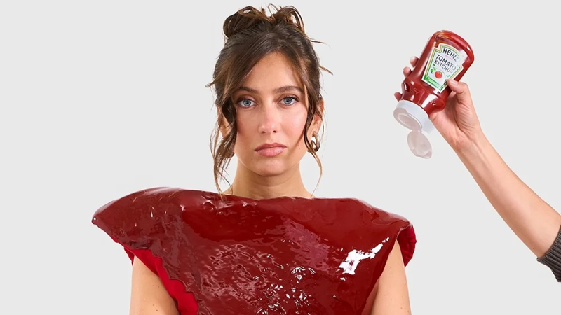 Heinz modaya ketçap sıktı Heinz modaya ketçap sıktı