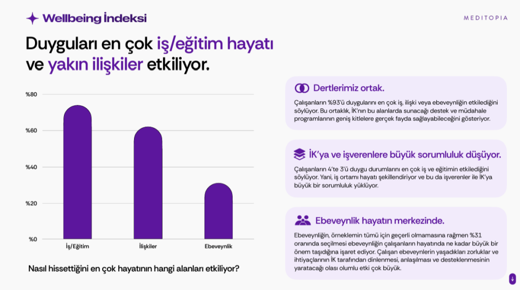 Türkiye’de çalışanların yüzde 93’ü duygusal dalgalanmalarının sebebi olarak iş hayatını görüyor Türkiye’de çalışanların yüzde 93’ü duygusal dalgalanmalarının sebebi olarak iş hayatını görüyor