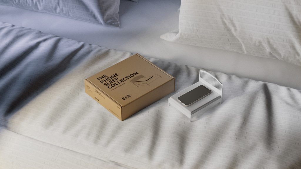 IKEA cep telefonlarına da yatak yaptı! IKEA cep telefonlarına da yatak yaptı!