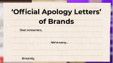 Markalar neden bir anda özür dilemeye başladı?