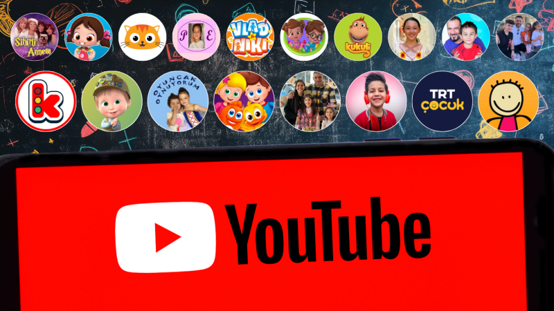 YouTube’un en çok izlenen “çocuk kanalları”