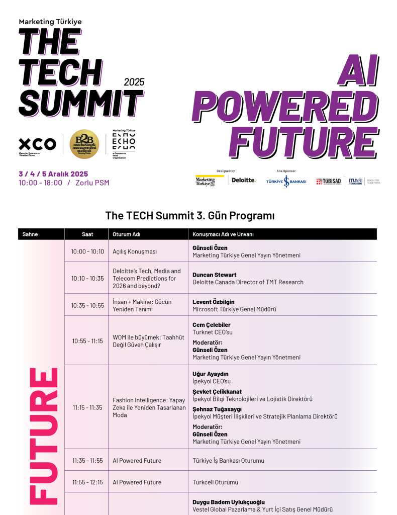 The TECH Summit 2025'in programı belli oldu!