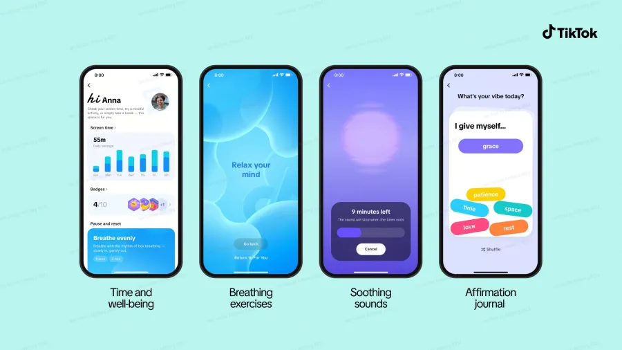 “Daha az kaydır, daha iyi hisset”: TikTok dijital refah özelliklerini duyurdu