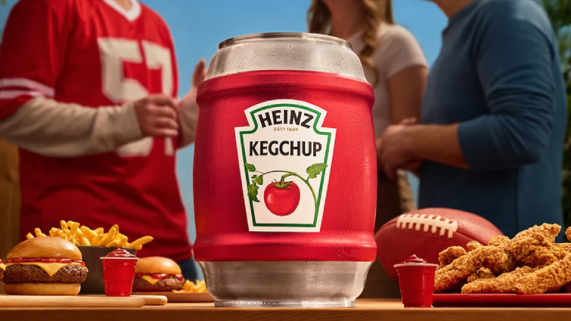 Heinz’dan maç keyfine yeni dokunuş: Ketçap artık fıçıdan akıyor Heinz’dan maç keyfine yeni dokunuş: Ketçap artık fıçıdan akıyor