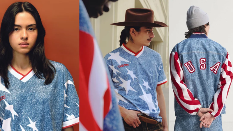 Sahadan sokağa: adidas, ABD'nin 1994 ikonik denim formasını yeniden yorumladı