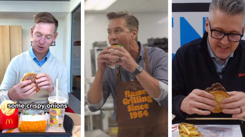 Fast-food devlerinden viral atışma: "CEO'ların ısırık savaşı başladı"