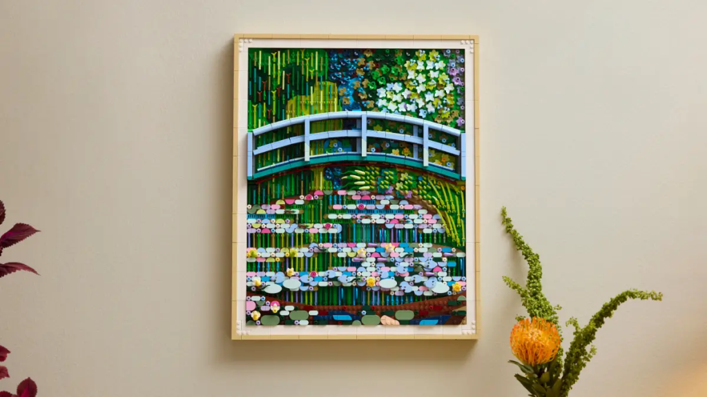 LEGO’dan Monet’e saygı duruşu: 60 bin parçalık dev enstalasyon