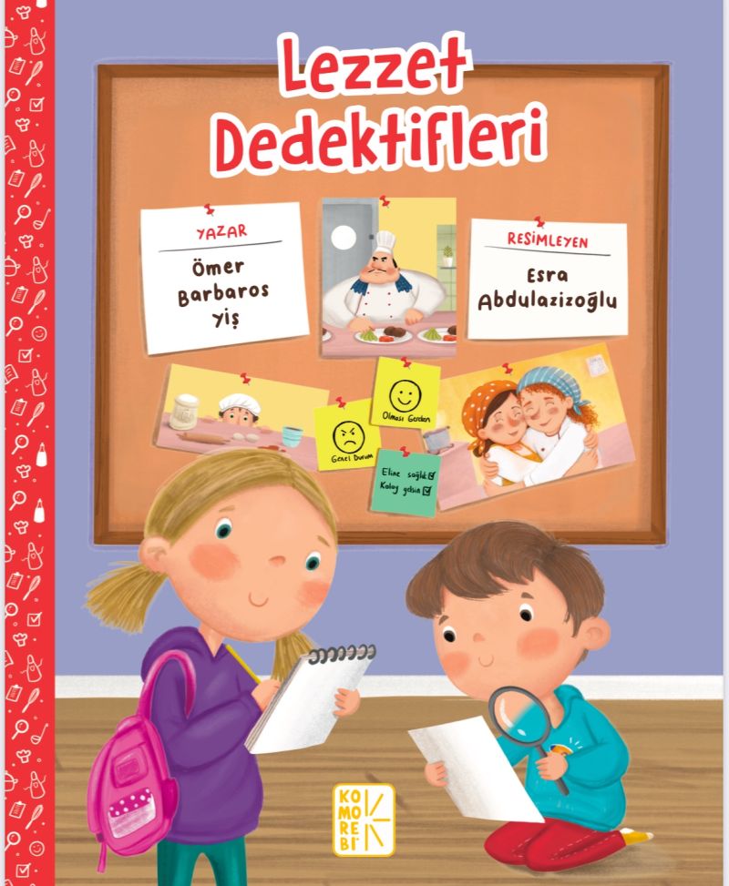 Genel Müdür ikizleri için çocuk kitabı yazdı: Lezzet Dedektifleri