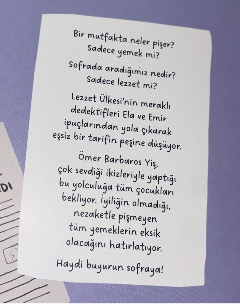 Genel Müdür ikizleri için çocuk kitabı yazdı: Lezzet Dedektifleri