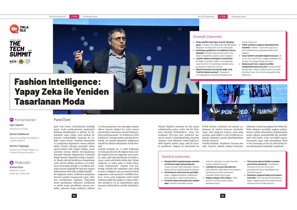 Ipekyol Group yöneticileri anlattı: Modada yapay zeka devrimi
