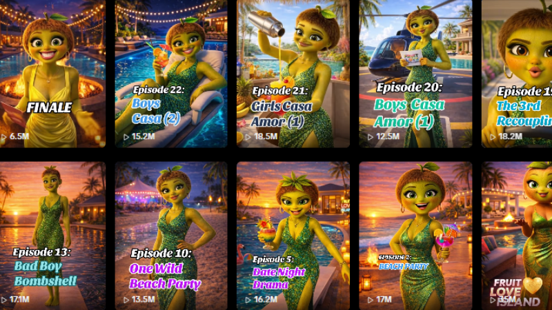 Aşk, ihanet ve meyveler... TikTok’un yeni fenomeni Fruit Love Island