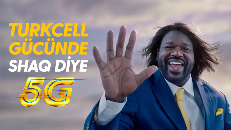 “Shaq diye 5G”: Turkcell reklamında sürpriz yıldız Shaquille O'Neal