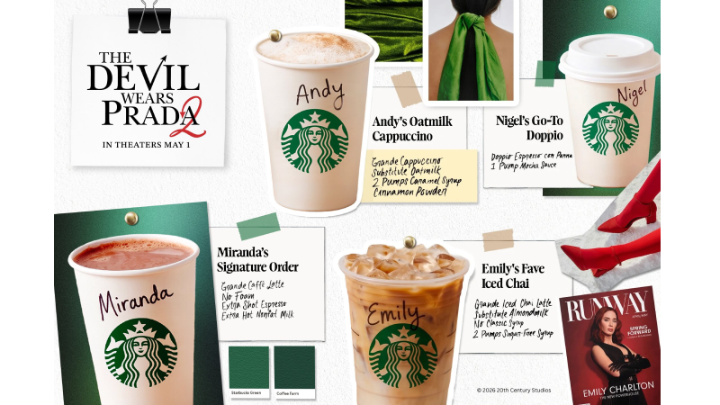 Starbucks’tan Şeytan Marka Giyer 2 için özel menü