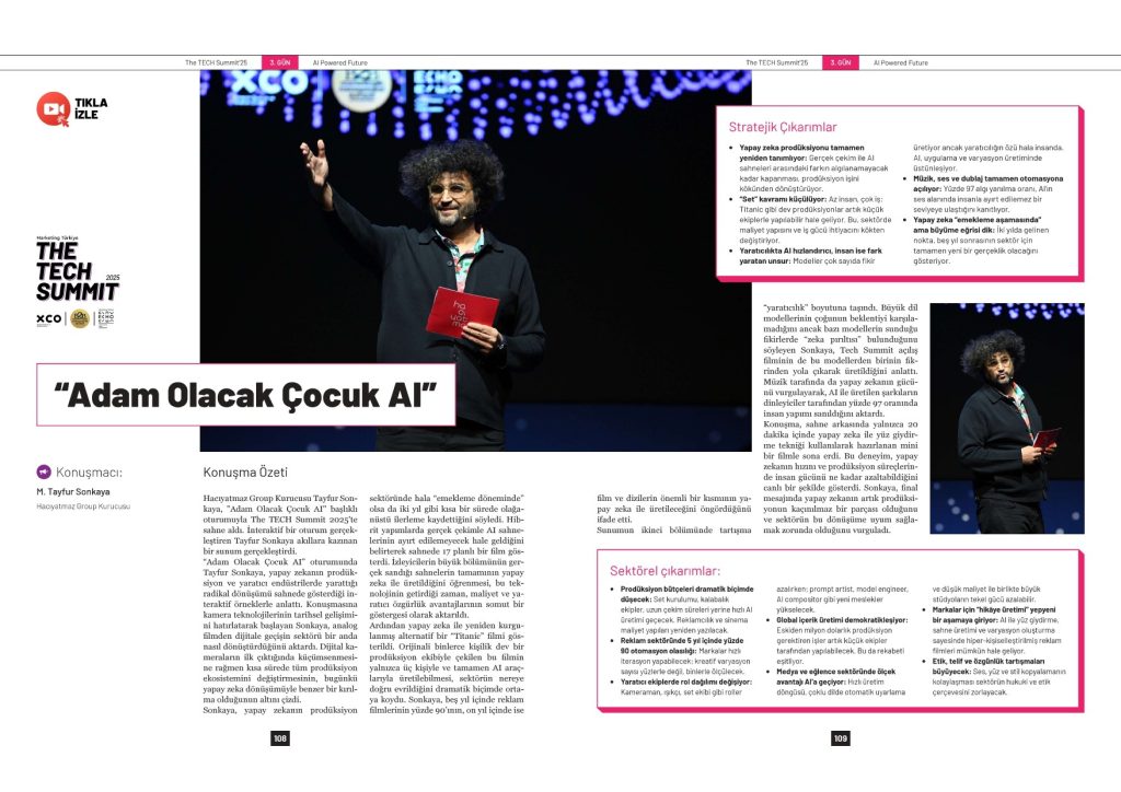 Yapay zeka setleri küçültüyor, yaratımı yeniden tanımlıyor...