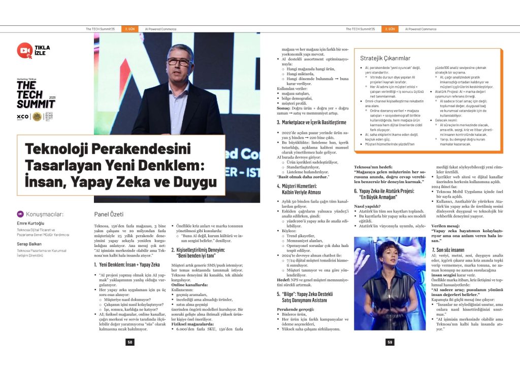 "AI sadece araç; pusulanın yönünü insan değerleri belirler"