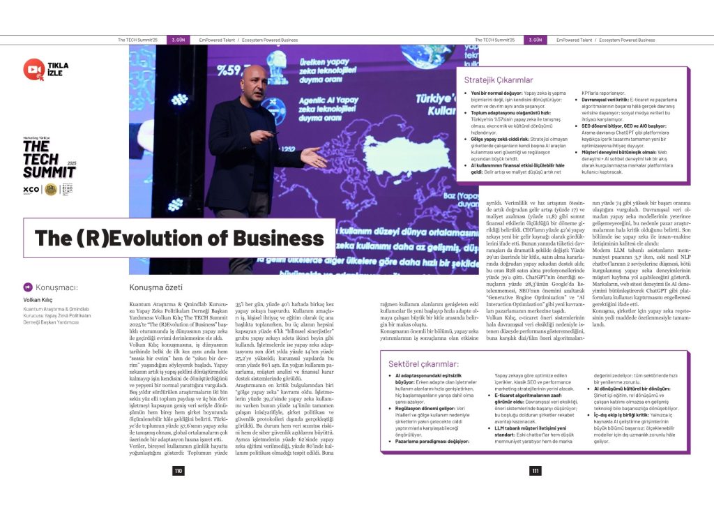 İş dünyasında "sessiz evrim" ve "yıkıcı devrim" aynı anda yaşanıyor