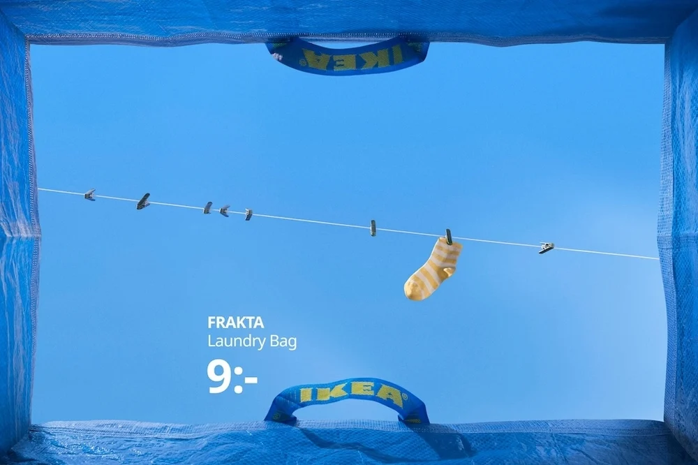 IKEA, ikonik FRAKTA çantasının içinden dünyaya bakıyor