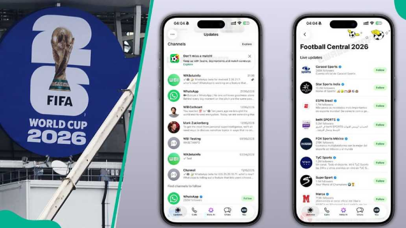 2026 Dünya Kupası maçları WhatsApp'tan takip edilebilecek 2026 Dünya Kupası maçları WhatsApp'tan takip edilebilecek