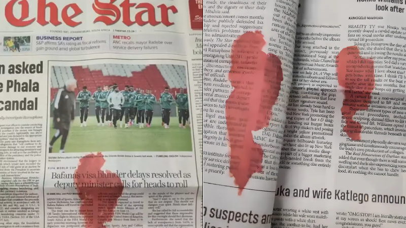 Gazetelerin manşeti kana bulandı: Güney Afrika’da regl yoksulluğuna dikkat çeken çarpıcı kampanya Gazetelerin manşeti kana bulandı: Güney Afrika’da regl yoksulluğuna dikkat çeken çarpıcı kampanya