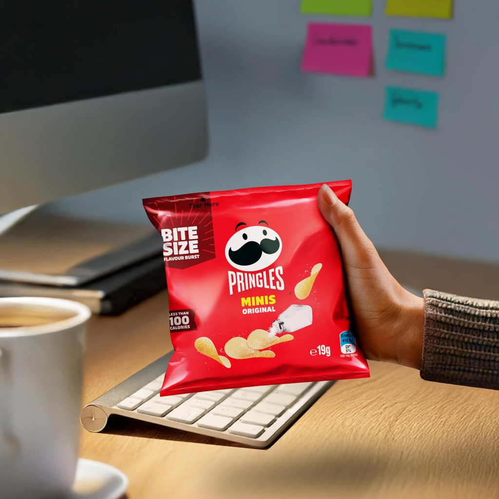 Pringles, ikonik cipsini mini boyutuyla piyasaya sürdü