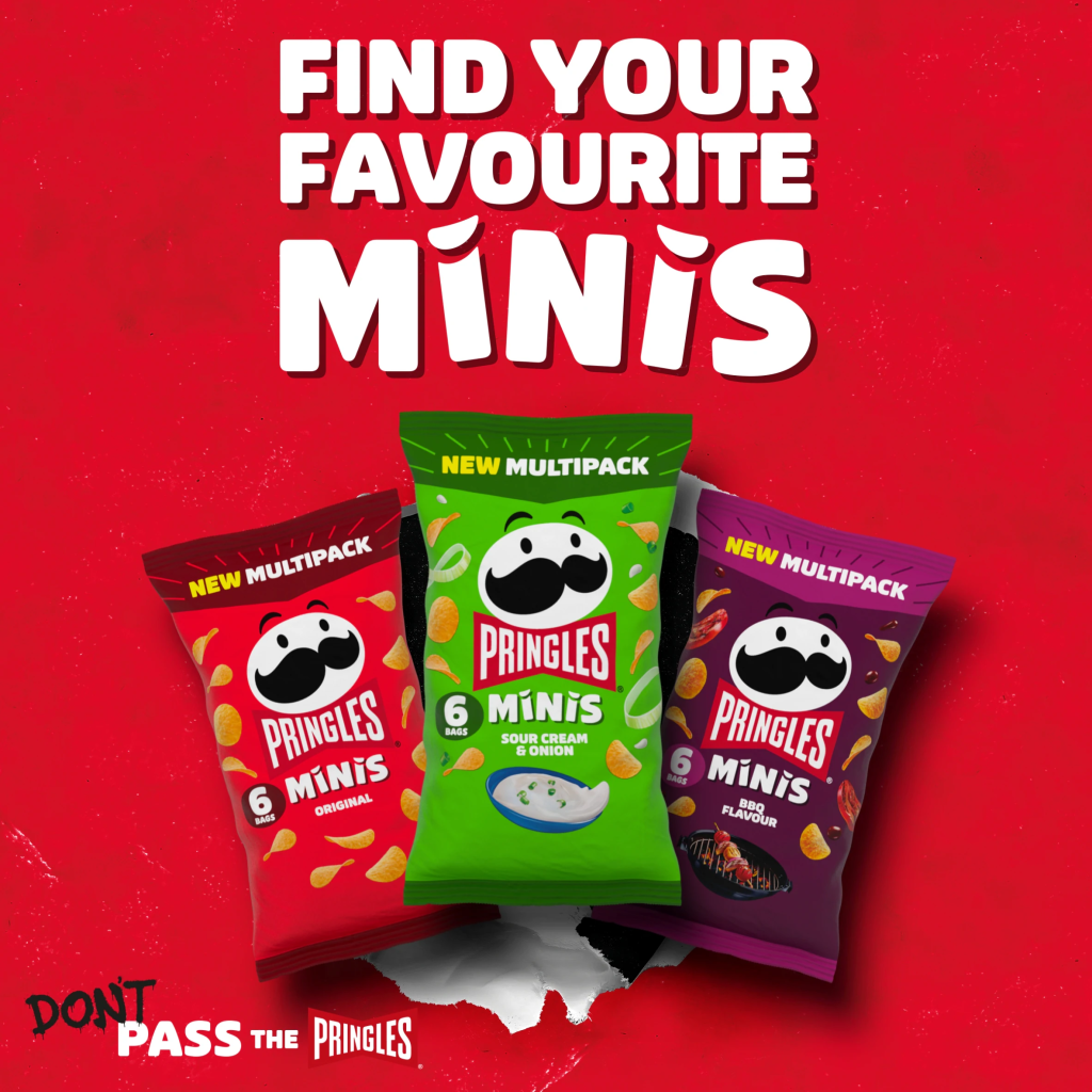 Pringles, ikonik cipsini mini boyutuyla piyasaya sürdü
