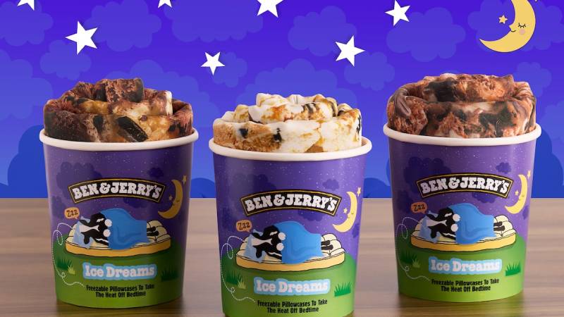 Ben & Jerry’s’ten dondurucuda saklanan yastık kılıfı