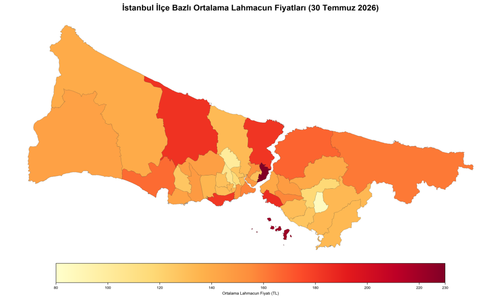 Temmuz verileri açıklandı: Lahmacun fiyatlarında şehirler arası dev makas! Temmuz verileri açıklandı: Lahmacun fiyatlarında şehirler arası dev makas!