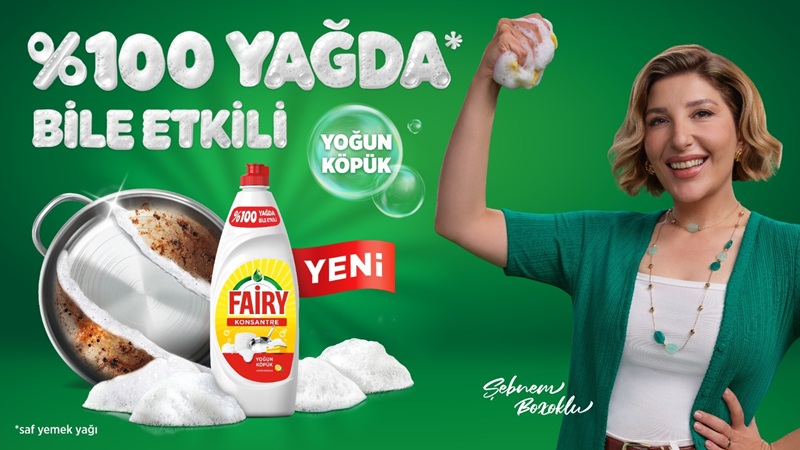 Fairy’nin yeni kampanyasında Şebnem Bozoklu’dan “Dinle” çağrısı