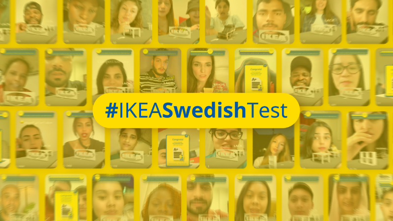 IKEA, yanlış telaffuz edilen ürün isimlerini eğlenceli bir teste dönüştürdü